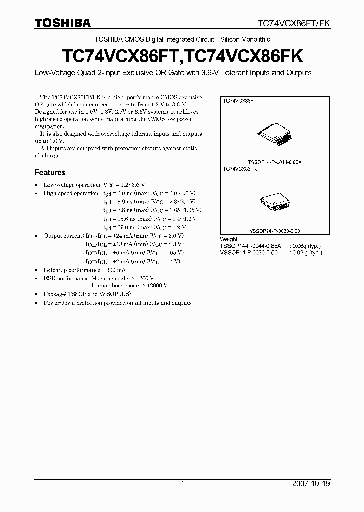 TC74VCX86FT07_4132788.PDF Datasheet