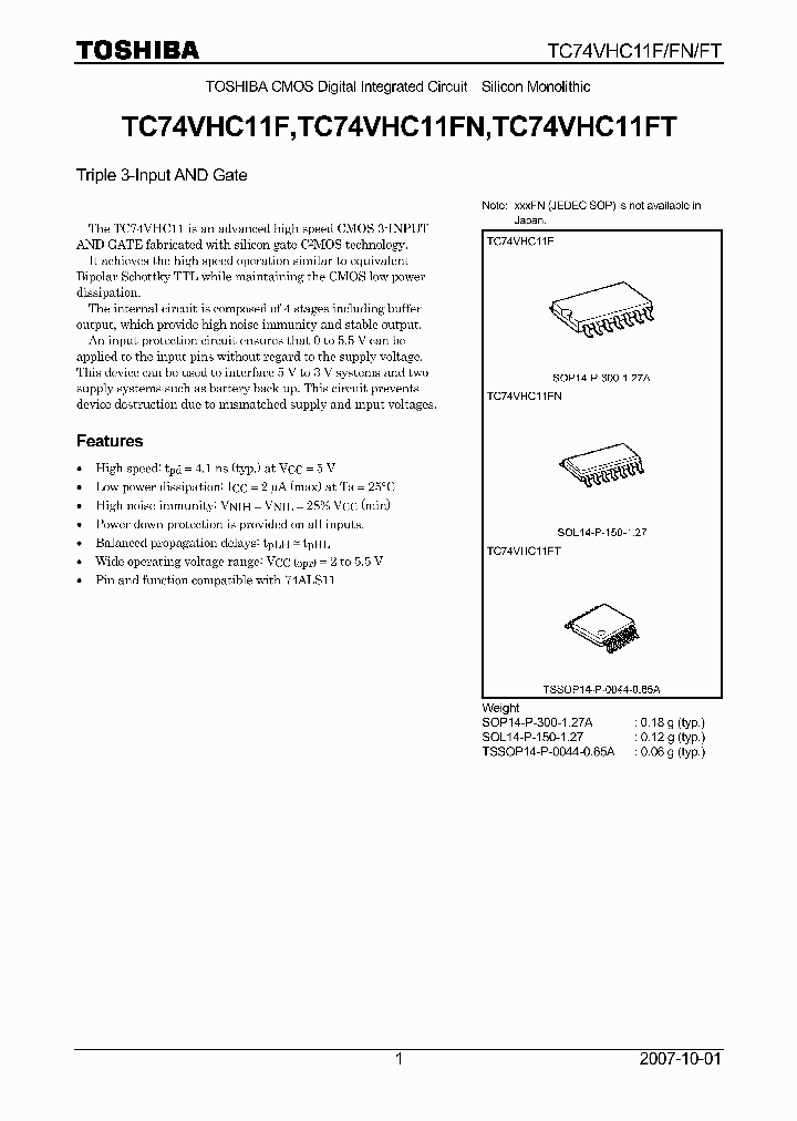 TC74VHC11F07_4132765.PDF Datasheet