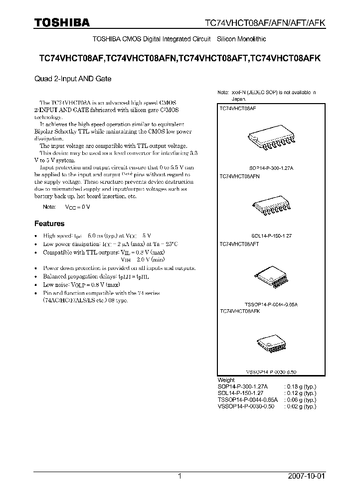 TC74VHCT08AF07_4132619.PDF Datasheet