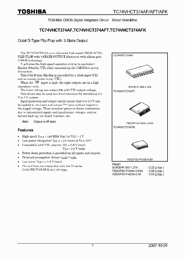 TC74VHCT374AF07_4132609.PDF Datasheet