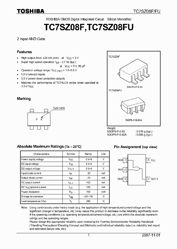 TC7SZ08F07_4125033.PDF Datasheet