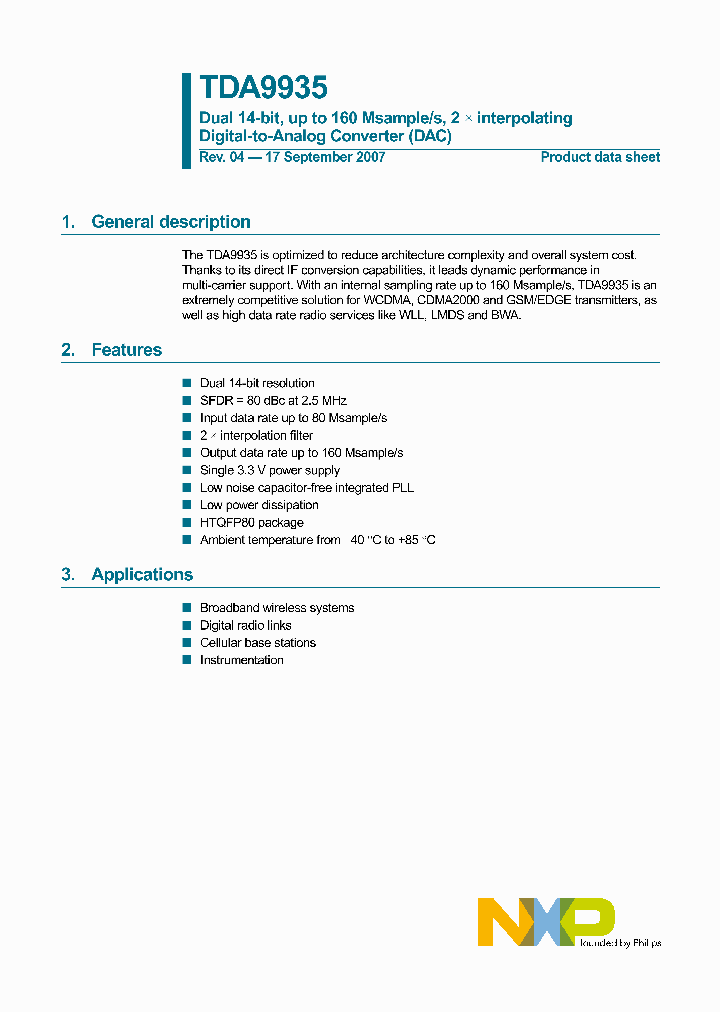 TDA9935_4103229.PDF Datasheet