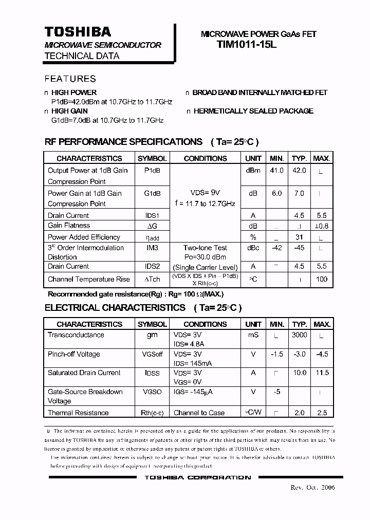 TIM1011-15L_4150356.PDF Datasheet