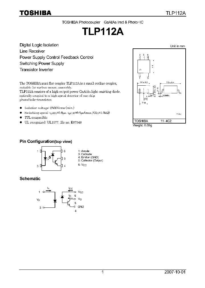 TLP112A07_4131929.PDF Datasheet