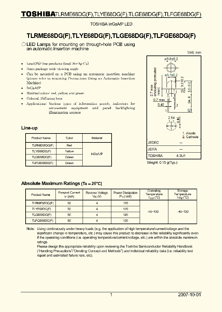 TLYE68DG_4132173.PDF Datasheet