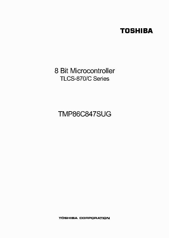 TMP86C847SUG_4125139.PDF Datasheet