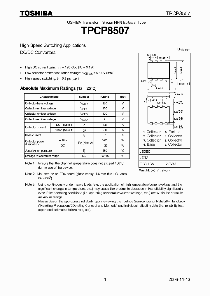 TPCP8507_4127248.PDF Datasheet