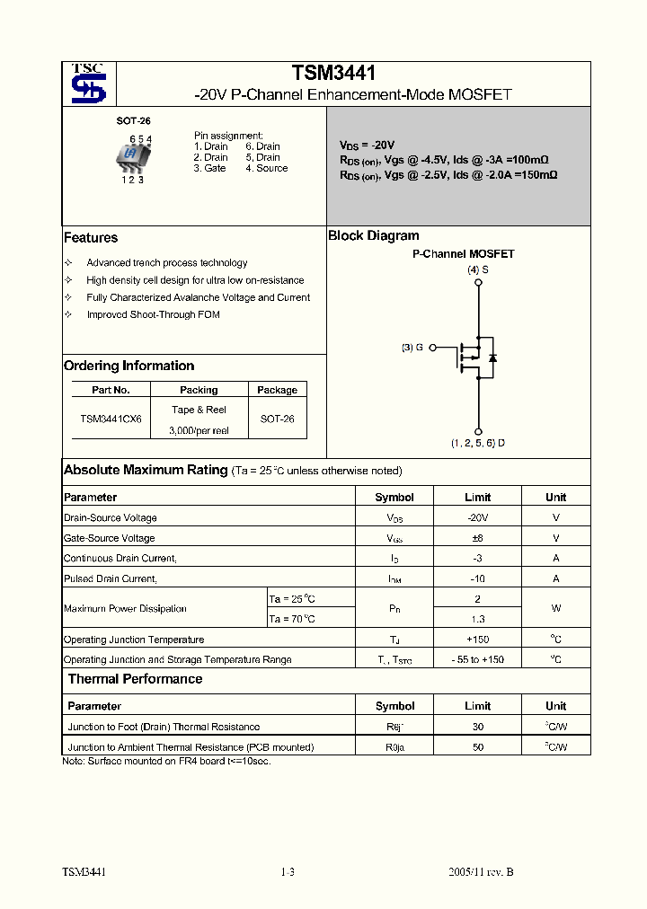 TSM3441CX6_4131194.PDF Datasheet