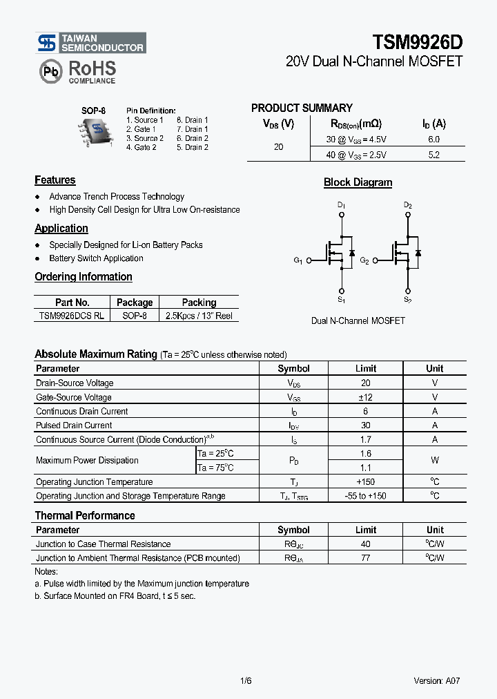 TSM9926D07_4131057.PDF Datasheet