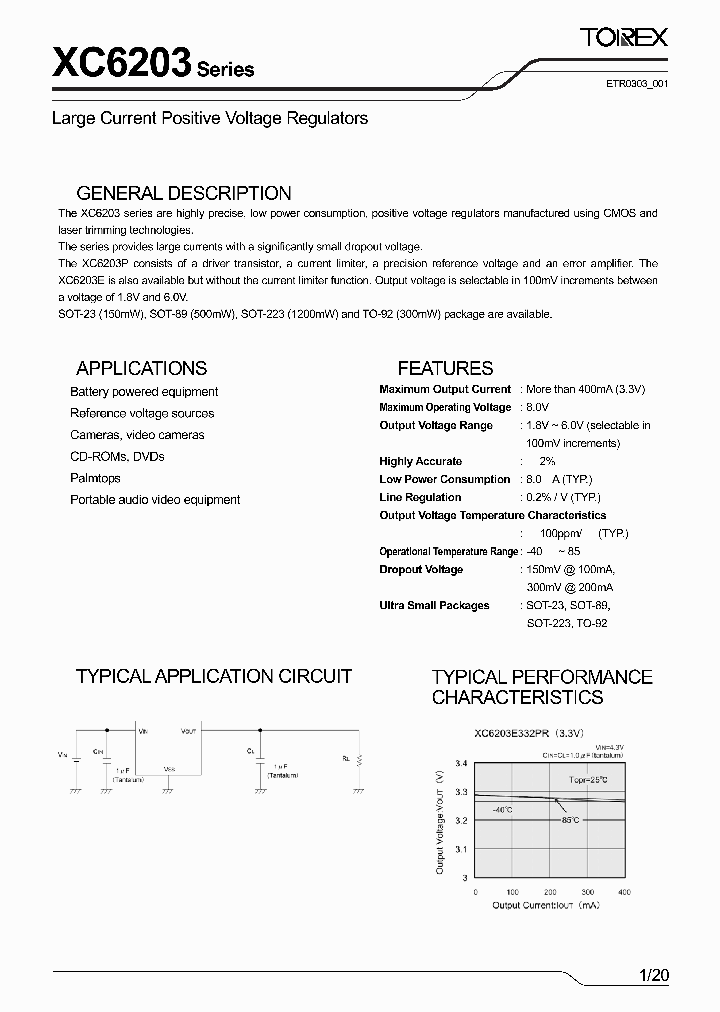 XC6203P18AMB_4130270.PDF Datasheet