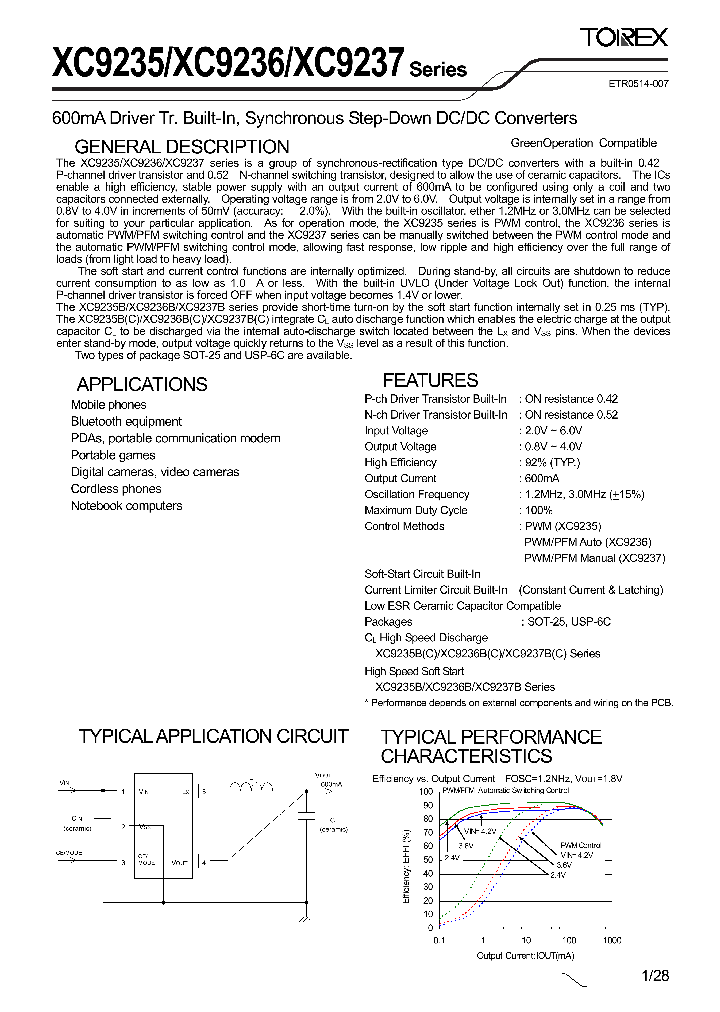 XC9237A0ACML_4129709.PDF Datasheet