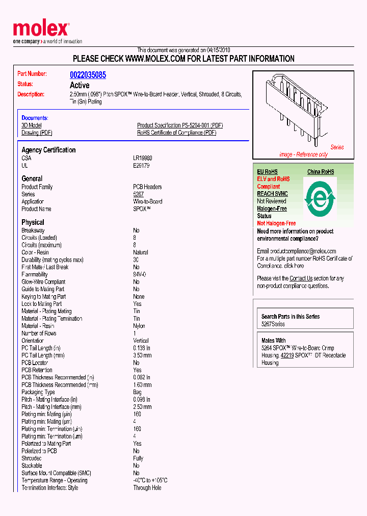 0022035085_4900837.PDF Datasheet