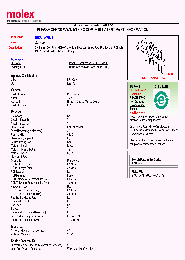 0022052071_4903037.PDF Datasheet