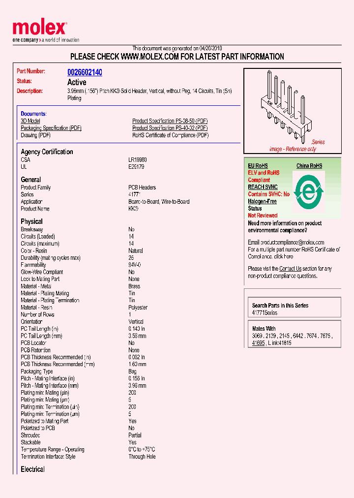 0026602140_4807367.PDF Datasheet