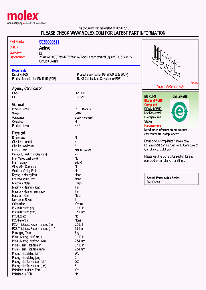 0038000611_4843334.PDF Datasheet