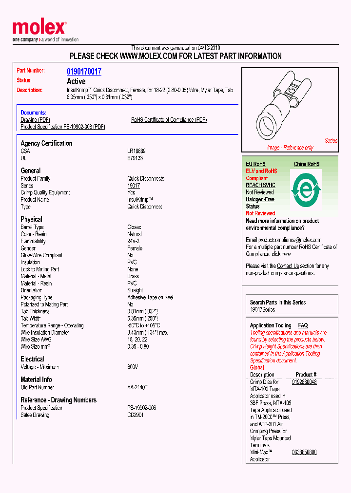 0190170017_4918196.PDF Datasheet