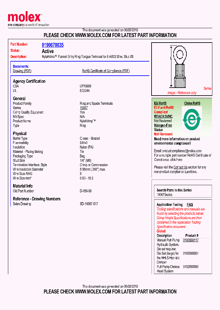 0190670035_4847404.PDF Datasheet