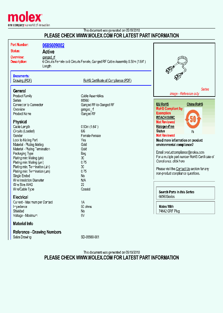 0685609002_4868558.PDF Datasheet