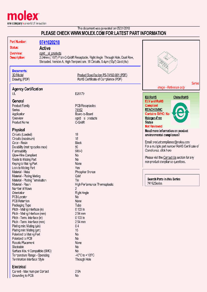 0741620218_4799776.PDF Datasheet