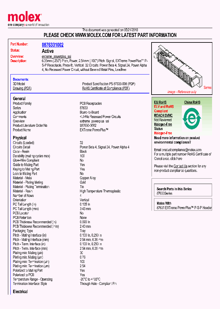 0876331002_4899326.PDF Datasheet