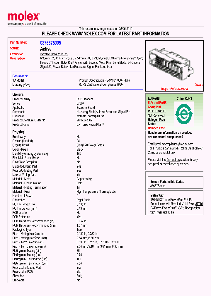 0876675005_4864752.PDF Datasheet