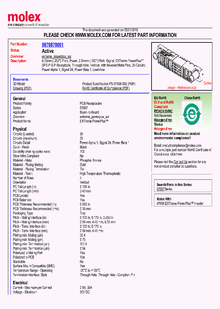 0876870001_4864202.PDF Datasheet