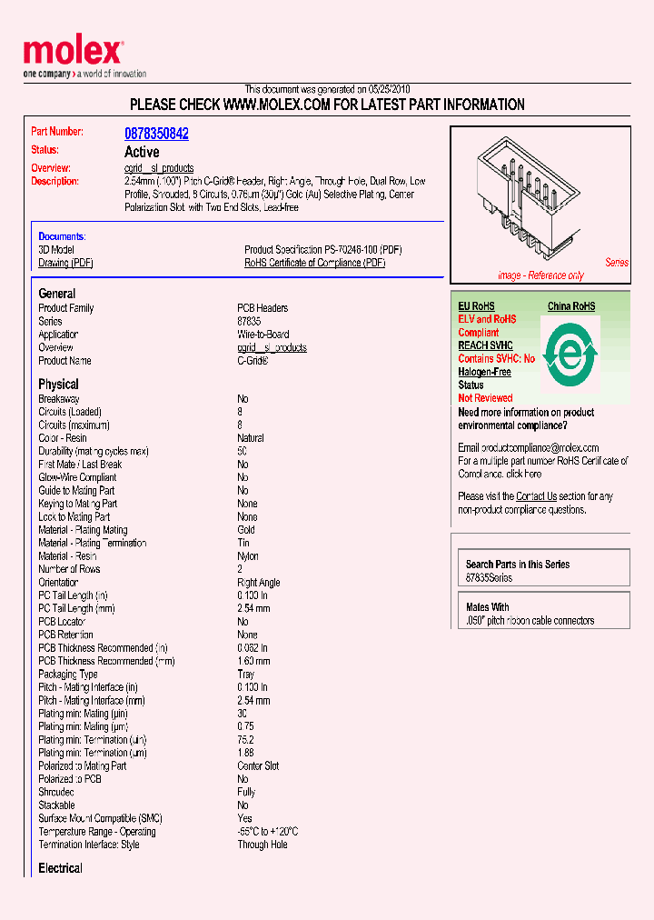 0878350842_4914805.PDF Datasheet