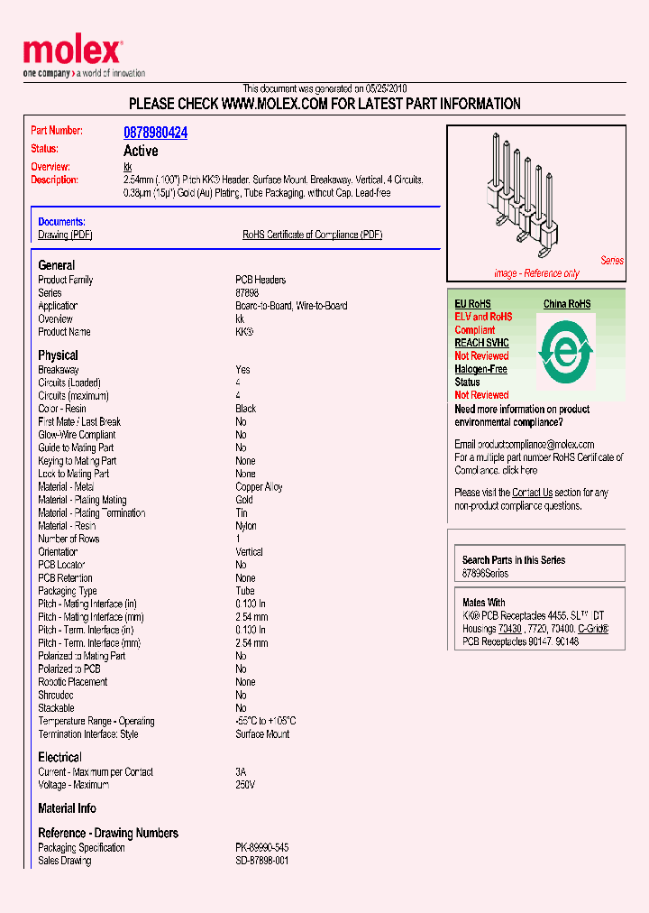 0878980424_4809180.PDF Datasheet