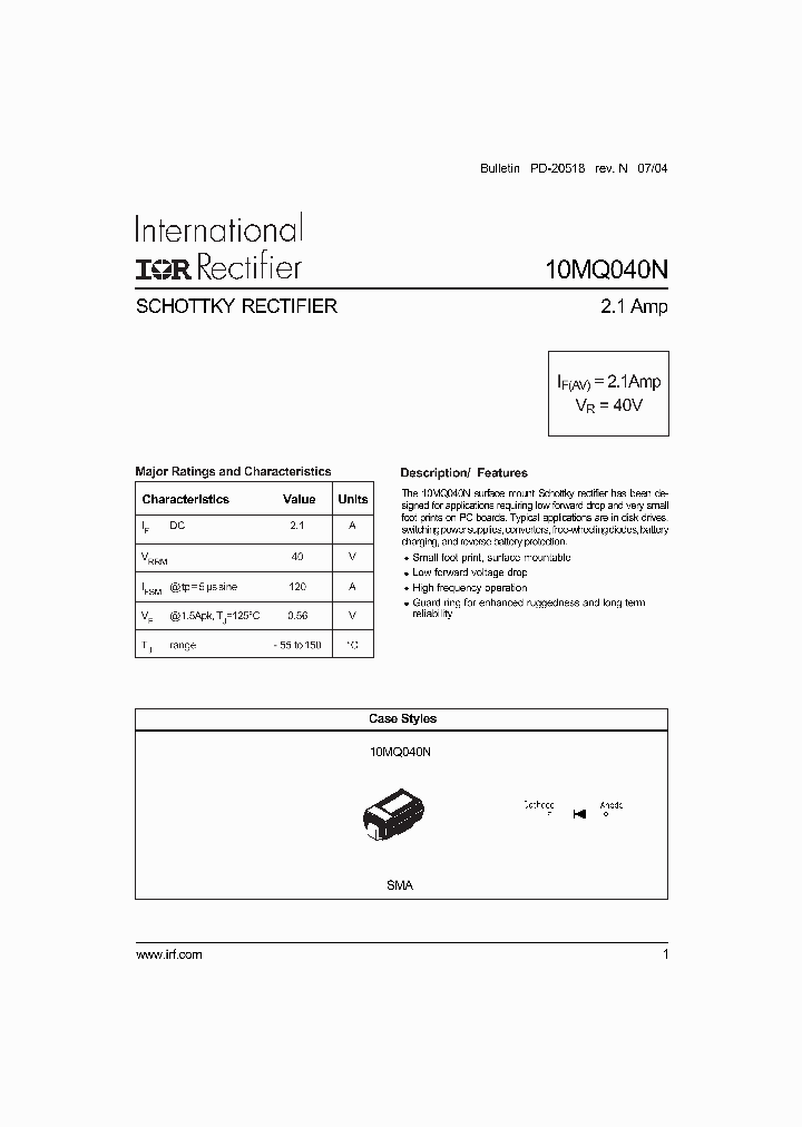10MQ040NTR_4166502.PDF Datasheet