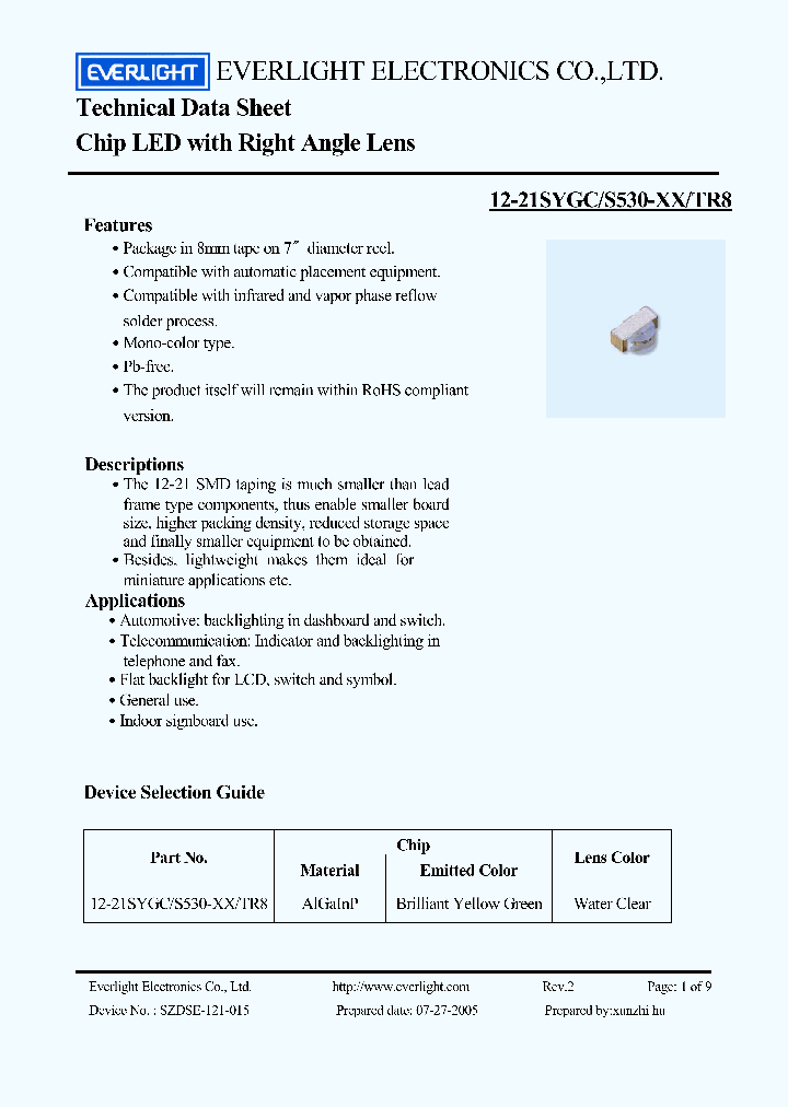 12-21SYGC-S530-E3-TR8_4513044.PDF Datasheet