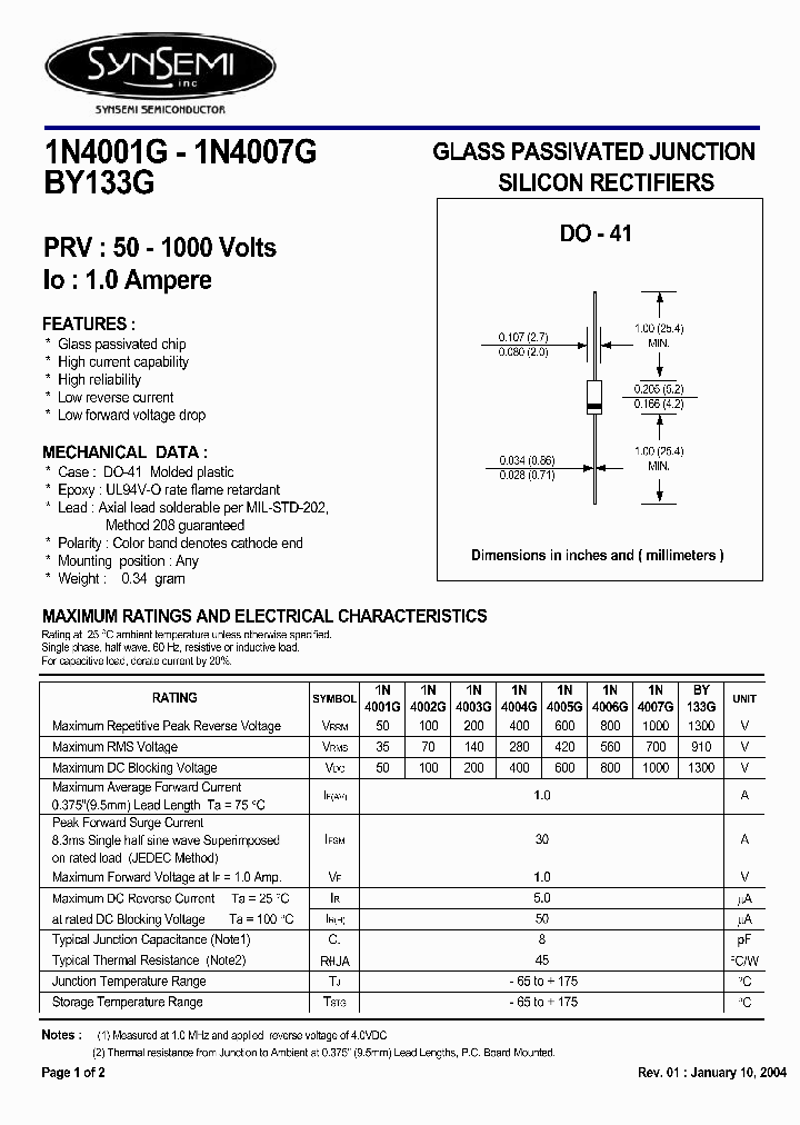 1N4004G_4555874.PDF Datasheet