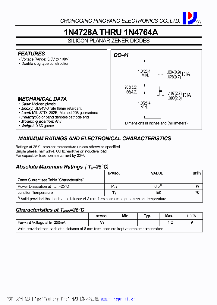 1N4764A_4459123.PDF Datasheet