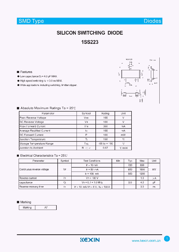 1SS223_4319887.PDF Datasheet