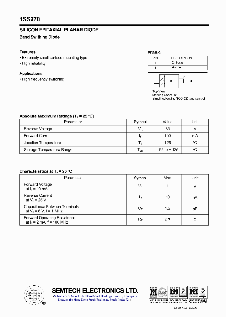 1SS270_4506304.PDF Datasheet