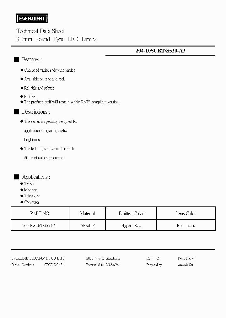 204-10SURT-S530-A3_4188291.PDF Datasheet