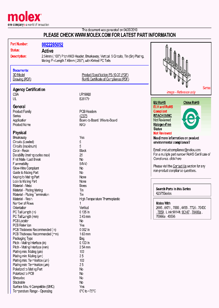 22-28-5052_4915302.PDF Datasheet