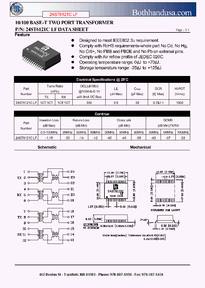 24ST6121CLF_4607210.PDF Datasheet