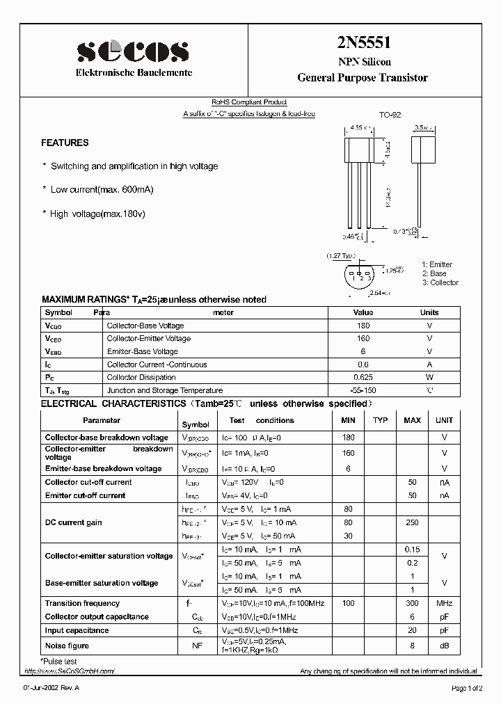 2N5551_4424797.PDF Datasheet