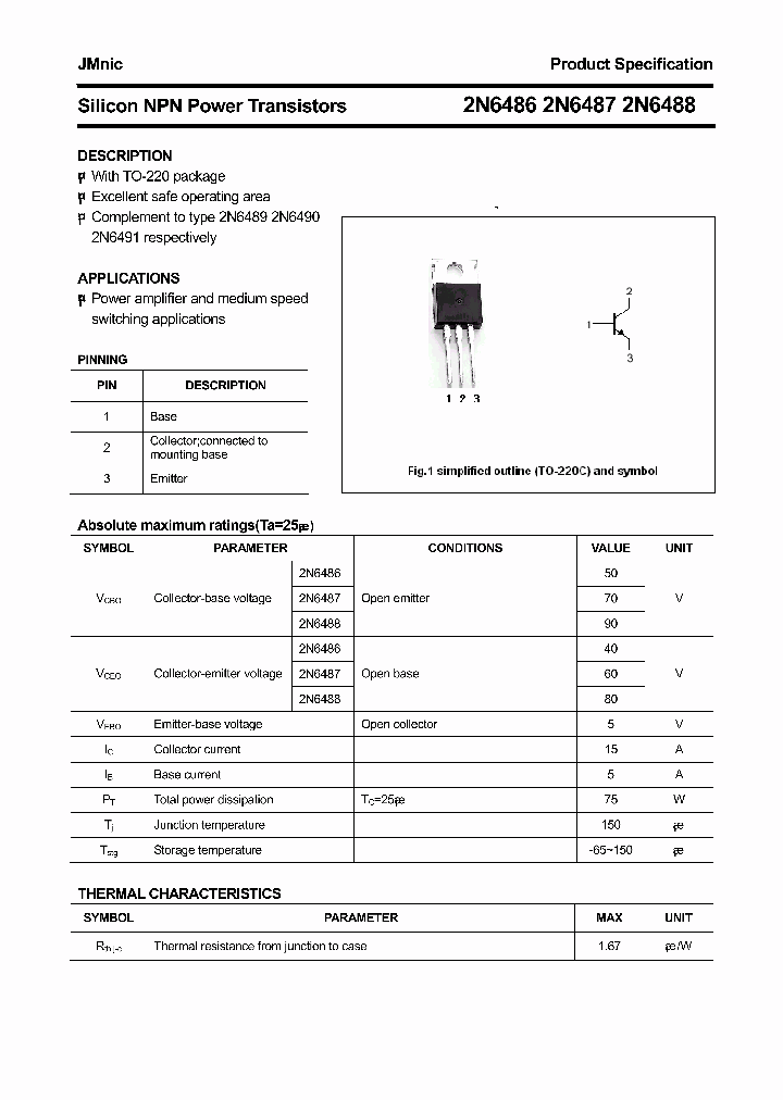 2N6486_4702340.PDF Datasheet