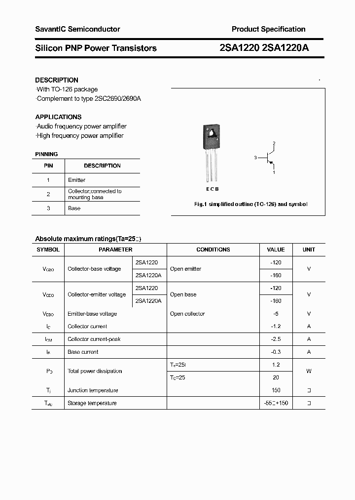 2SA1220_4867188.PDF Datasheet