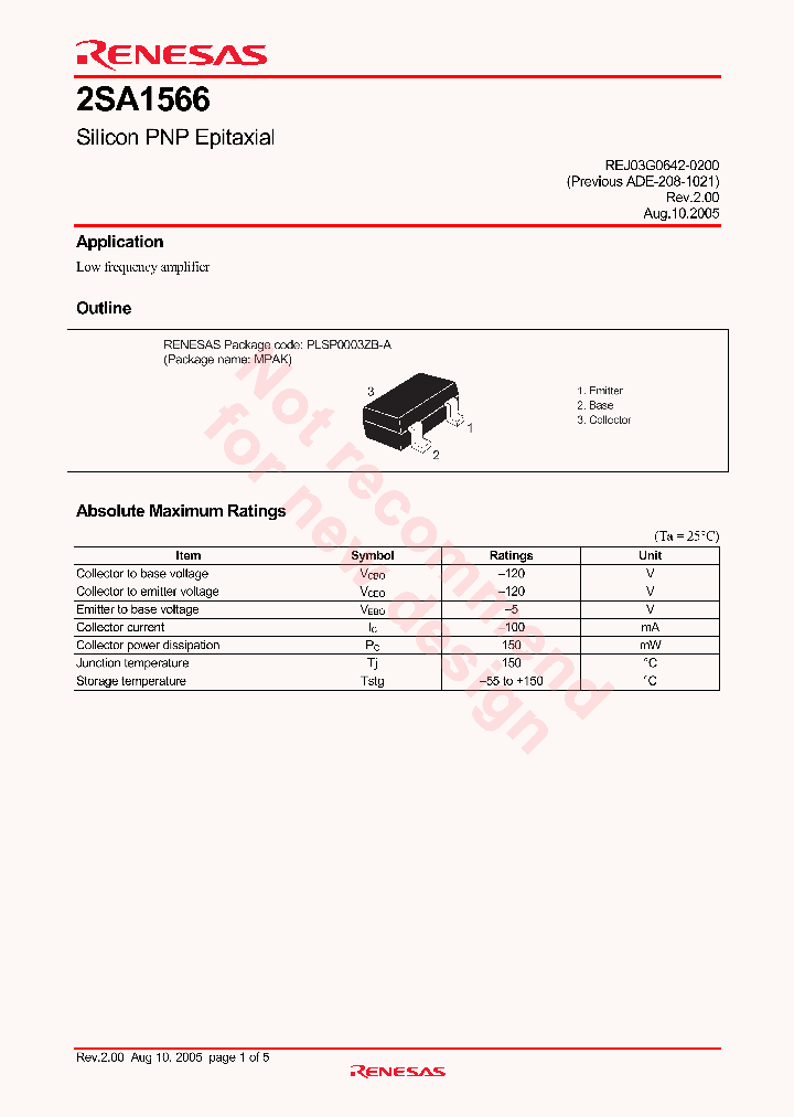 2SA1566JIDTL-E_4247954.PDF Datasheet