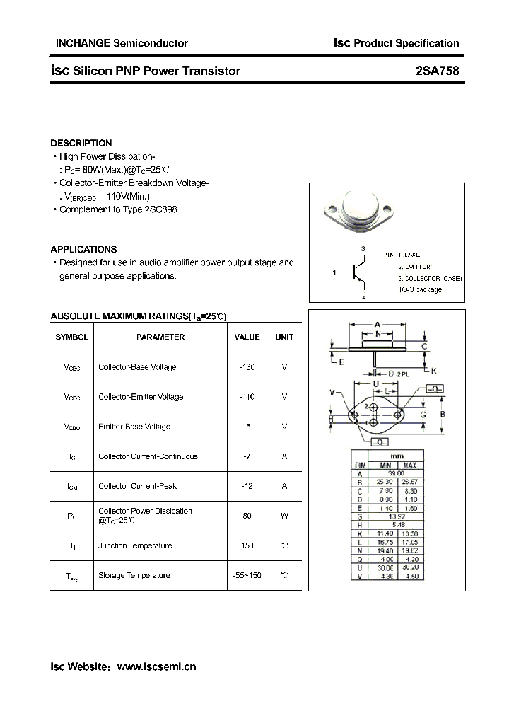 2SA758_4306041.PDF Datasheet