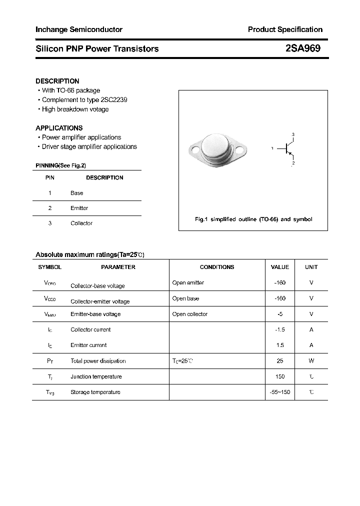 2SA969_4314783.PDF Datasheet