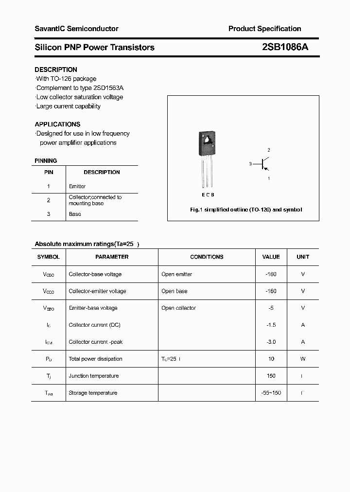 2SB1086A_4419017.PDF Datasheet
