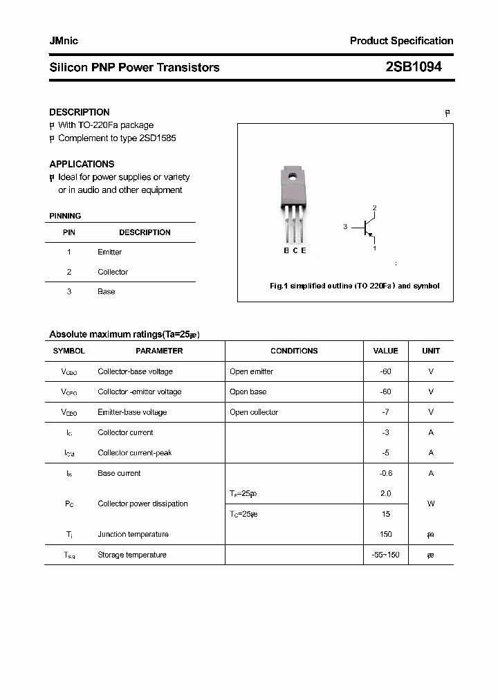 2SB1094_4687682.PDF Datasheet