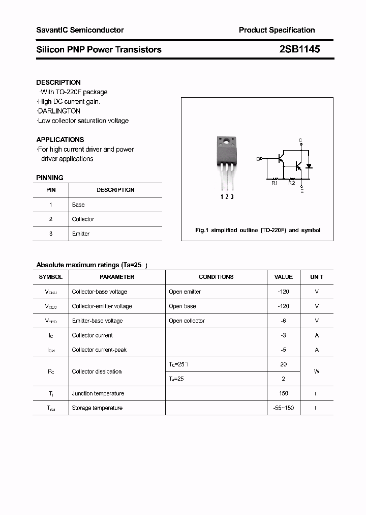 2SB1145_4419009.PDF Datasheet