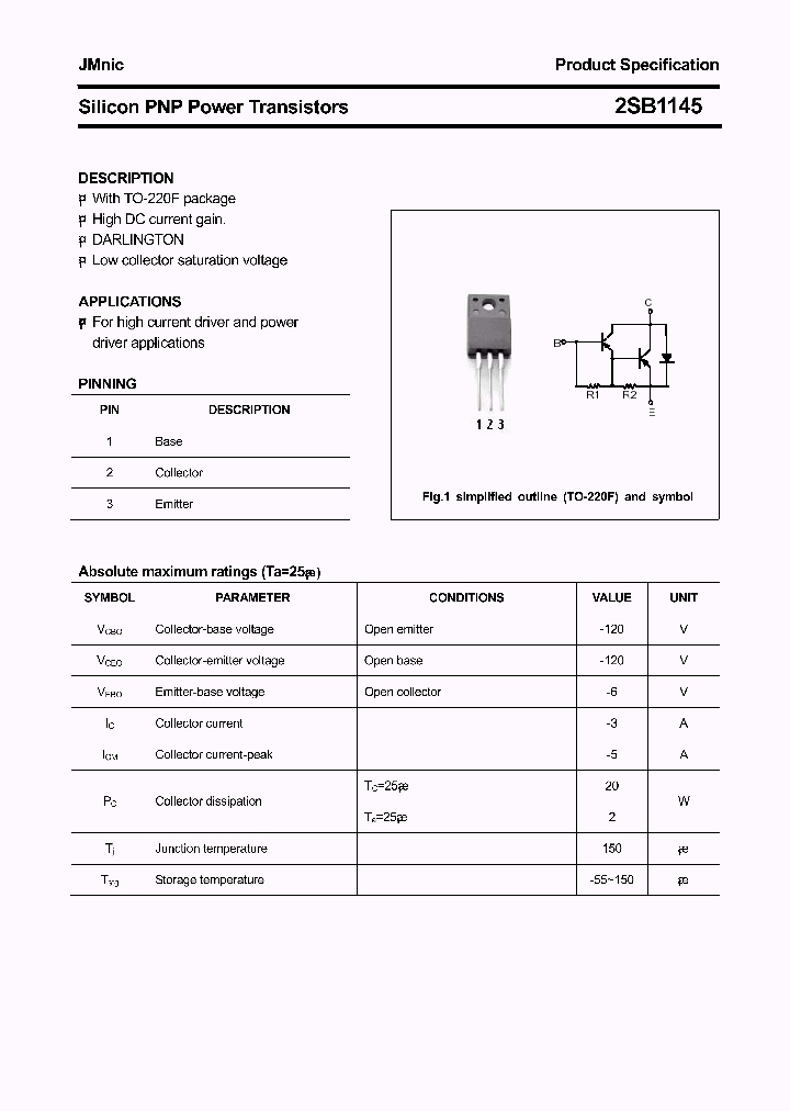 2SB1145_4718587.PDF Datasheet