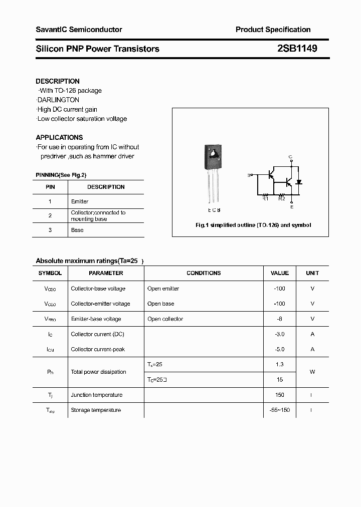 2SB1149_4419011.PDF Datasheet