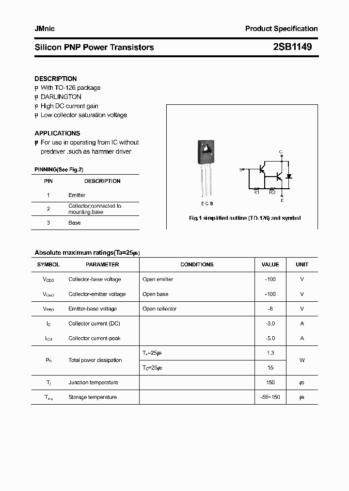 2SB1149_4718588.PDF Datasheet