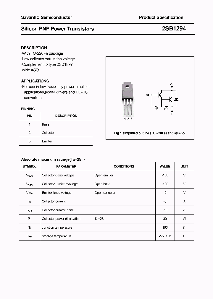 2SB1294_4418949.PDF Datasheet